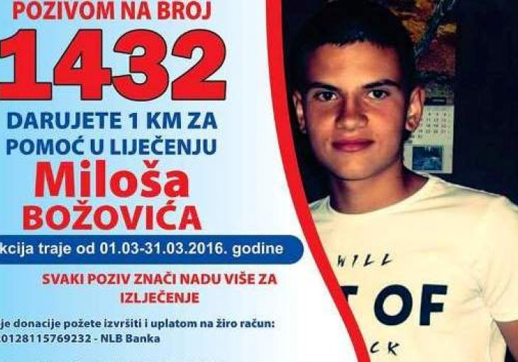 FK Sarajevo se uključilo u akciju pomoći liječenja Miloša Božovića