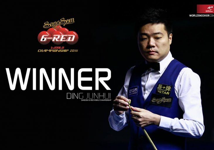 Ding Junhui osvojio prestižni turnir SangSom 6-Reds pobjedom nad Binghamom