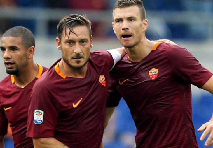Jasna poruka Spallettiju: Džeko i Totti su dobitna kombinacija za Romu