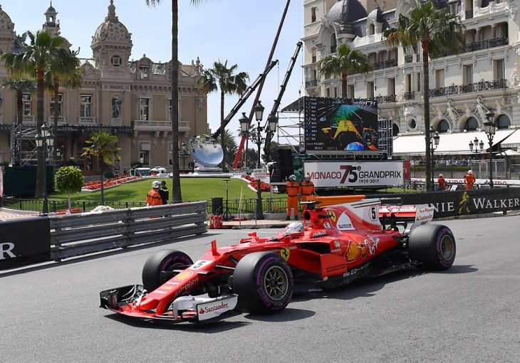 VETTEL DOMINIRAO NA DRUGOM TRENINGU: Nijemac je jedini u istoriji Formule 1 koji je u Monacu vozio ispod jedne minute i 13 sekundi!